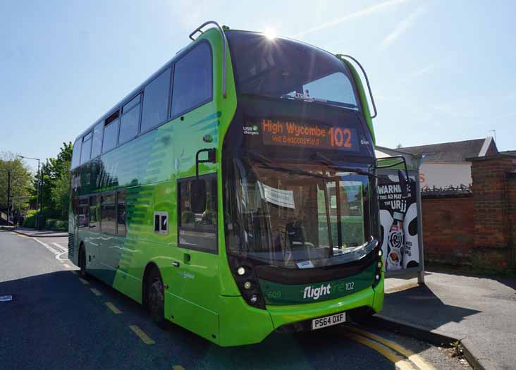 Carousel Buses Alexander Dennis Enviro400MMC 609 Flightline